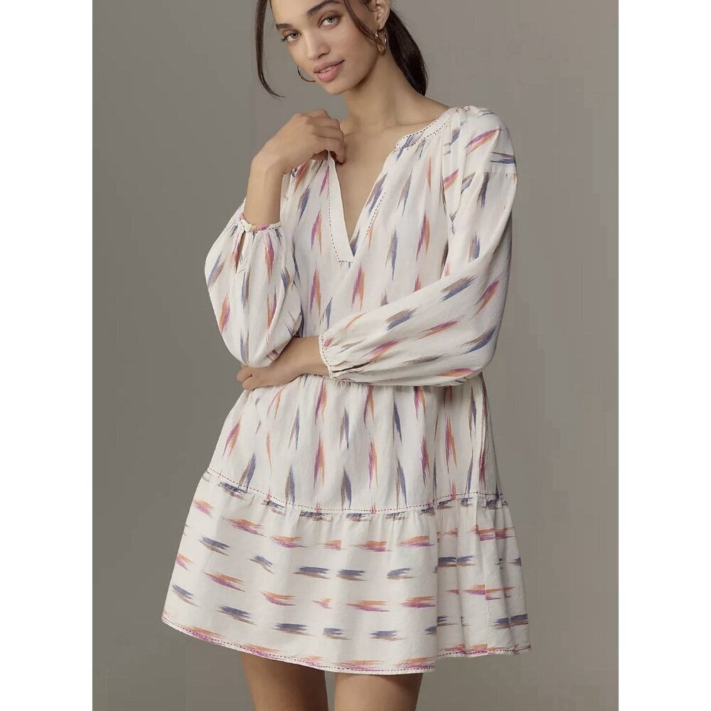 NWT Size L - Velvet by Graham & Spencer 100% Cotton Romee Dress (NWT US$ 179)